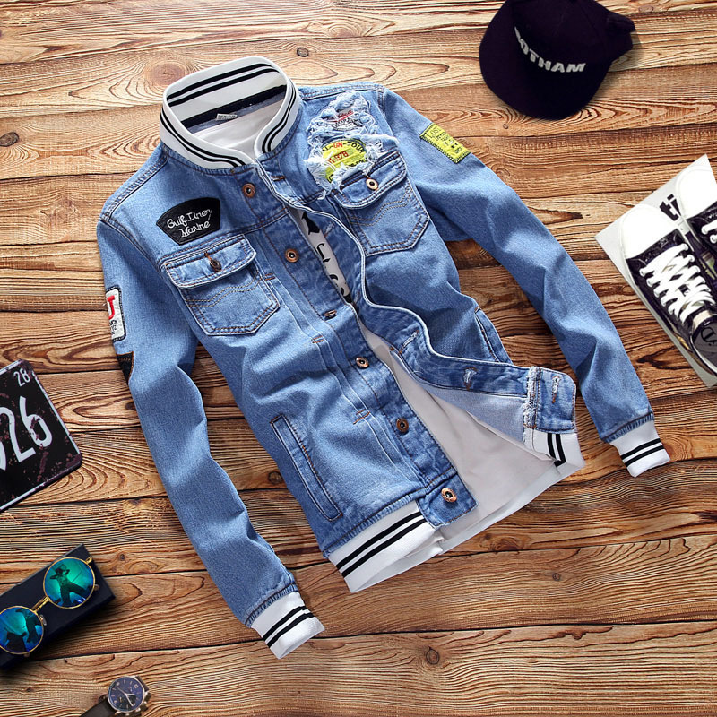Autumn and Winter Japanese Style Fashionable Jacket Casual Korean Style Loose Student Handsome Denim Jacket for Men and Women Couple Trendy Jacket