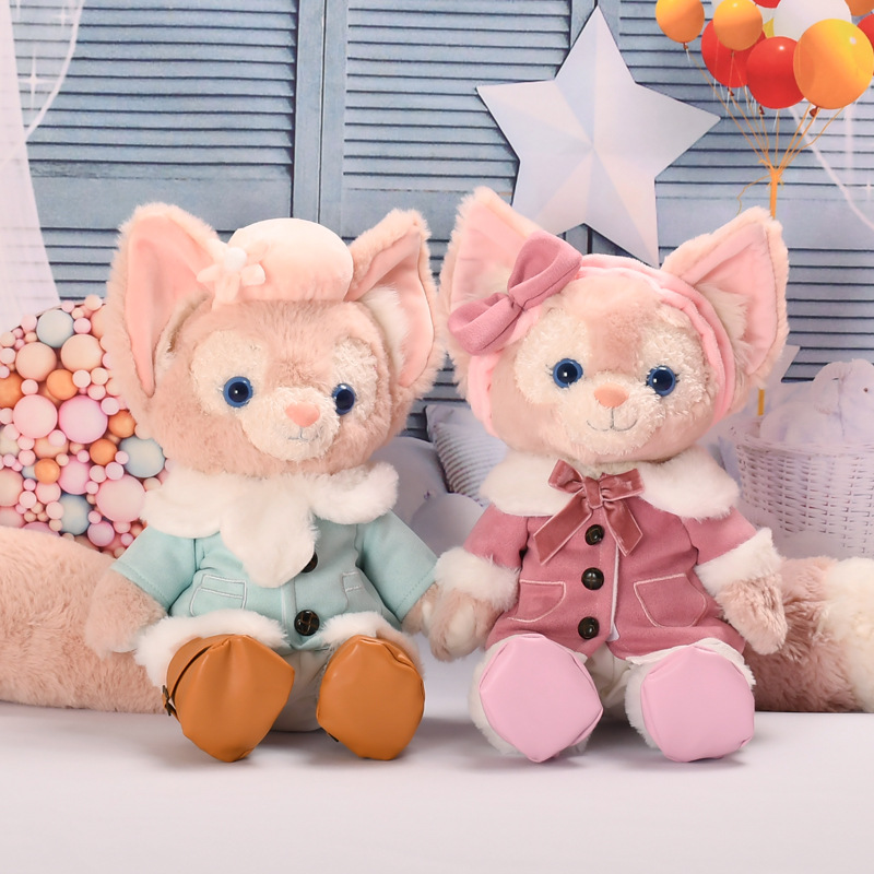 S No. Lingna Belle is wearing clothes for winter woolen coat star Delorina bear to change into baby clothes accessories