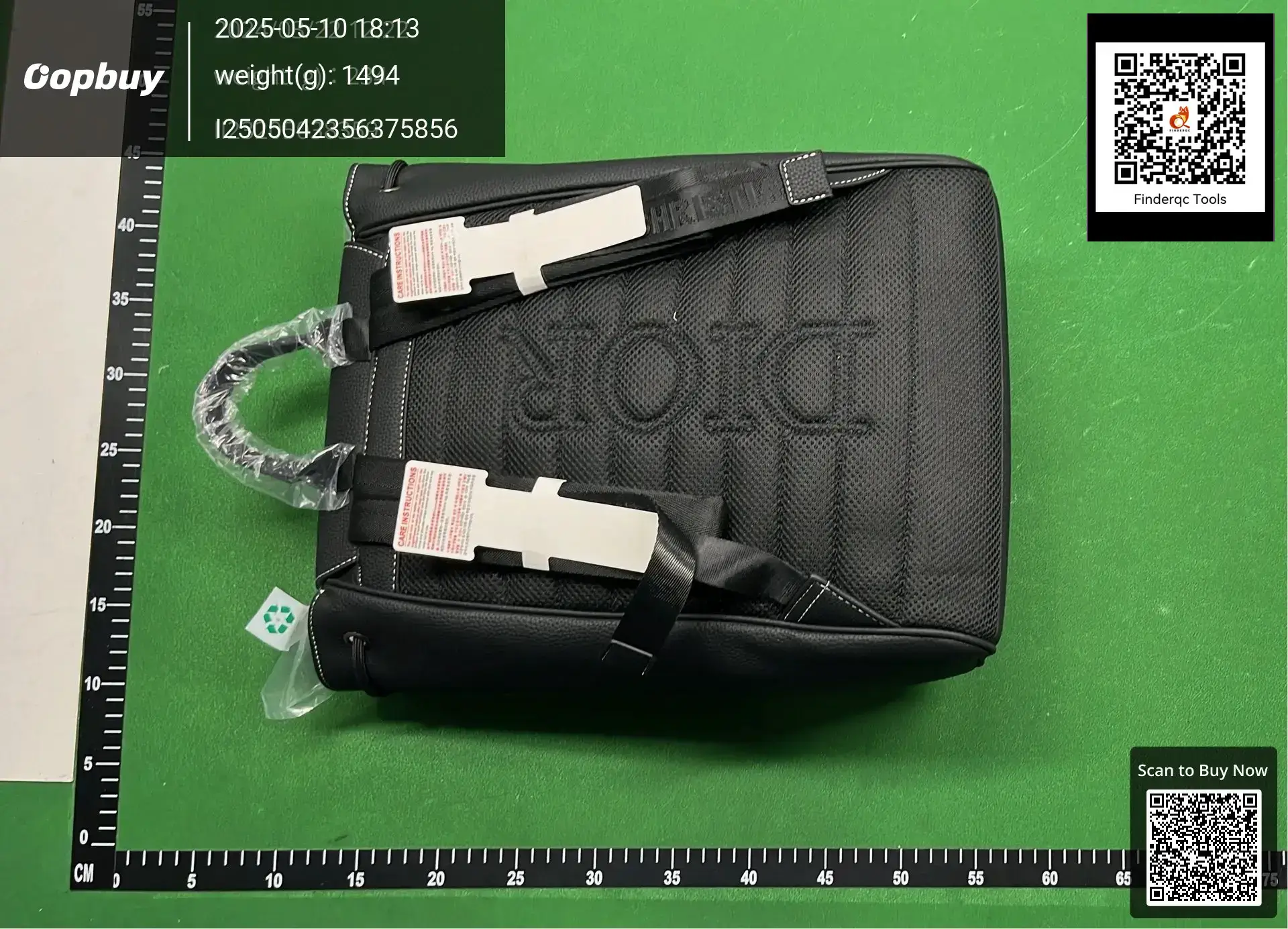 Dior Black Backpack