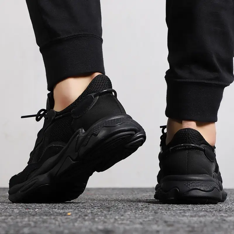 Adidas Clover Men's and Women's Shoes 2025 Spring & Fall New arrival Black Warrior Ozweego Dad Shoes Ee6999