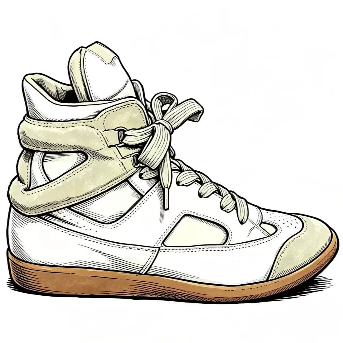 Richbro High Top Gats（White） Foto QC de TAOBAO na Qualit.ly