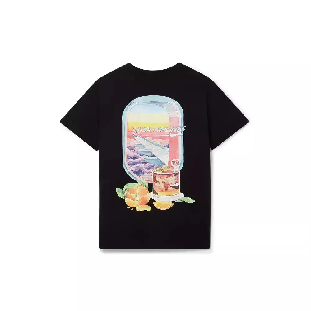 Long-Term Supply of 2023 Summer New European and American Trendy Foreign Trade Cross-Border Fashion Casual Round Neck Short-Sleeve Men's T-Shirts