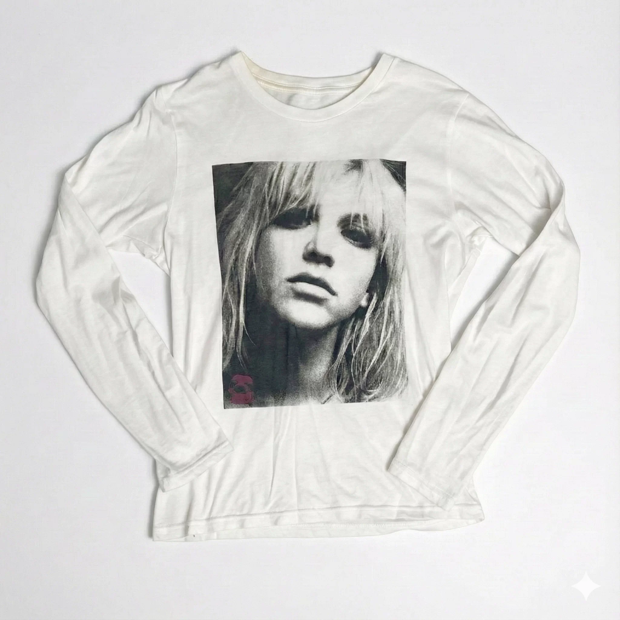 Prism vintage retro American high street subculture versatile men's and women's long sleeved T-shirt