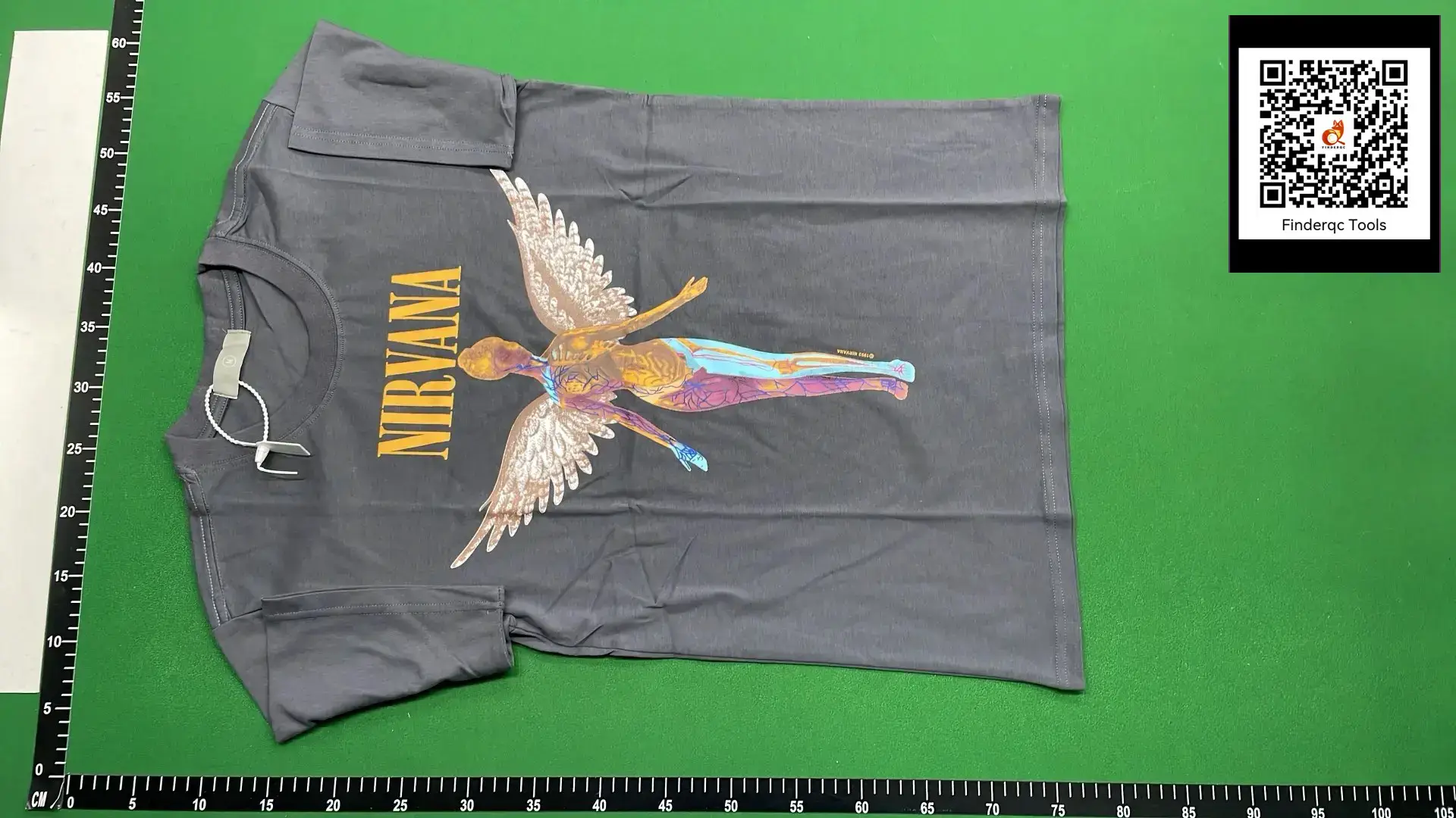 Cross-border foreign trade Kanye men's and women's NIRVANA NIRVANA angel printed T-shirt rock band short sleeve T-shirt tide