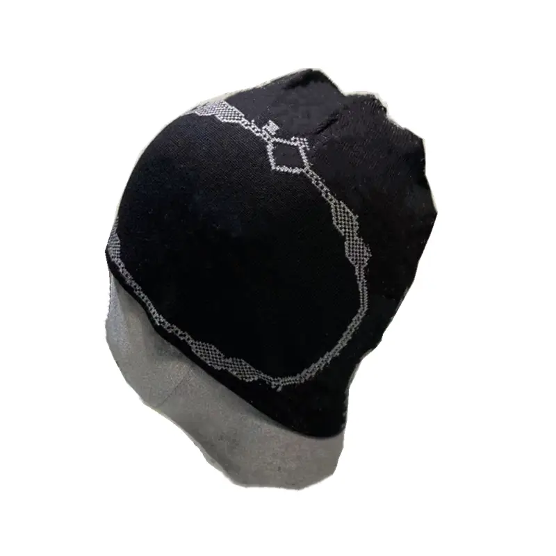 210 # Foreign Trade Hat Trendy Brand Knitted Hat Women's Autumn and Winter Warm Ear Protection Knitted Hat Casual Cold Hat Men's Versatile Hat