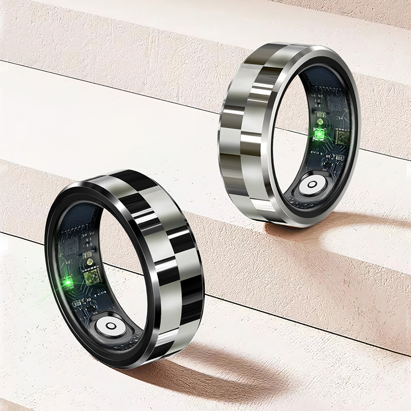 Cross-Border R9 Smart Ring Remote Control for Taking Photos, Gesture Control, Heart Rate, Blood Oxygen, Sleep Monitoring, Step Counting, Bluetooth Smart Ring