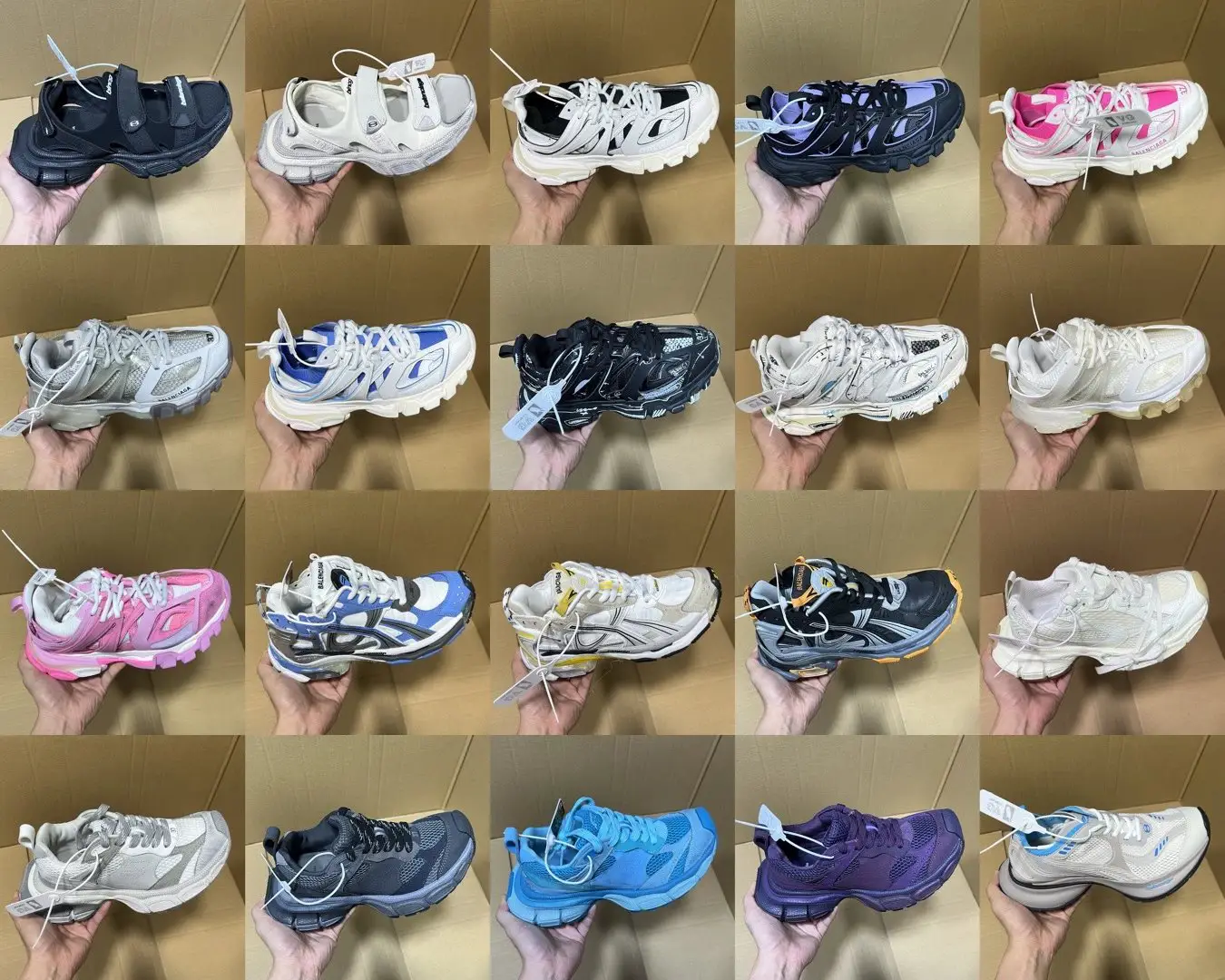VG Version Balenciaga Clearance Sale Sandals / 10.5 Gen / Track / 13th Gen / 10th Gen 3XL / 7th Gen Ice Sale
