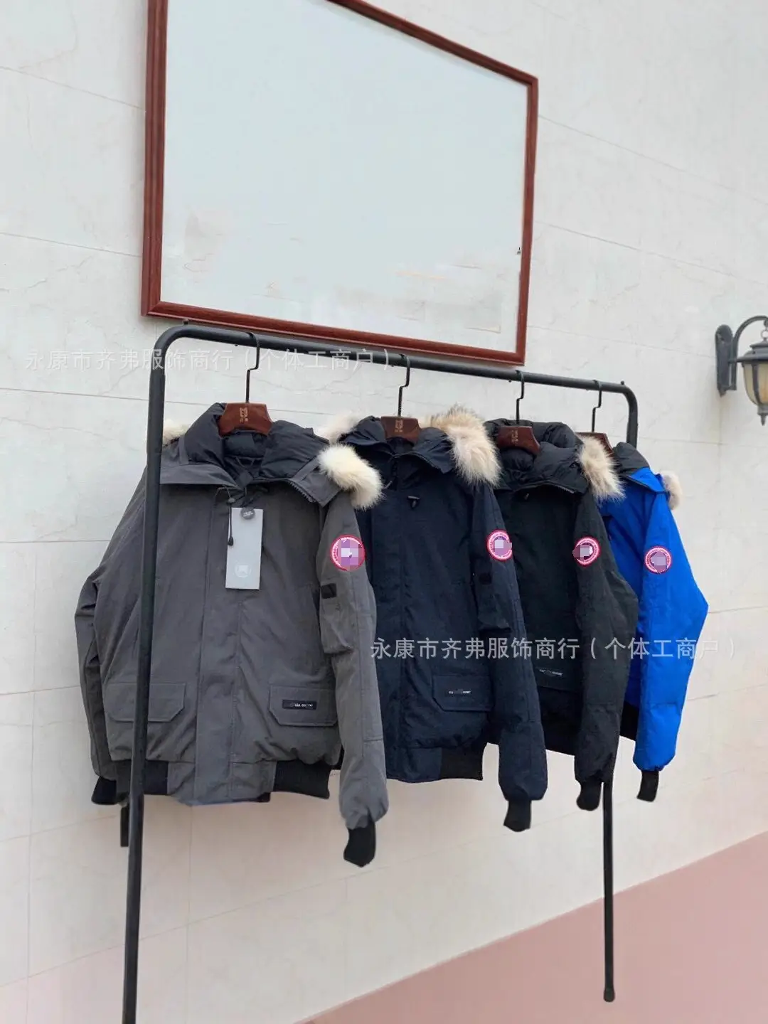 01 Canadian Style Goose down Jacket Cotton Flight Jacket Men and Women Winter Couple Warm Jacket Winter Style