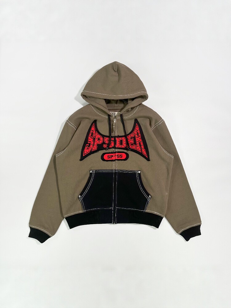 Sp5der T&F Zip Up Hoodie