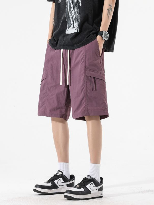 2026 Summer New Sports Quick-Dry Work Shorts for Men, Trendy Versatile Loose Straight Casual Five-Point Pants