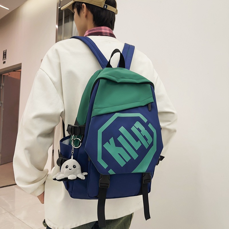Japanese Style Junior High School and High School Student Backpack Trendy Brand Ins Backpack Travel Sports Backpack Large Capacity Laptop Bag