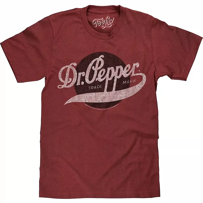European and American style soda drinks classic printed American retro oversized high street vintage short sleeved T-shirt