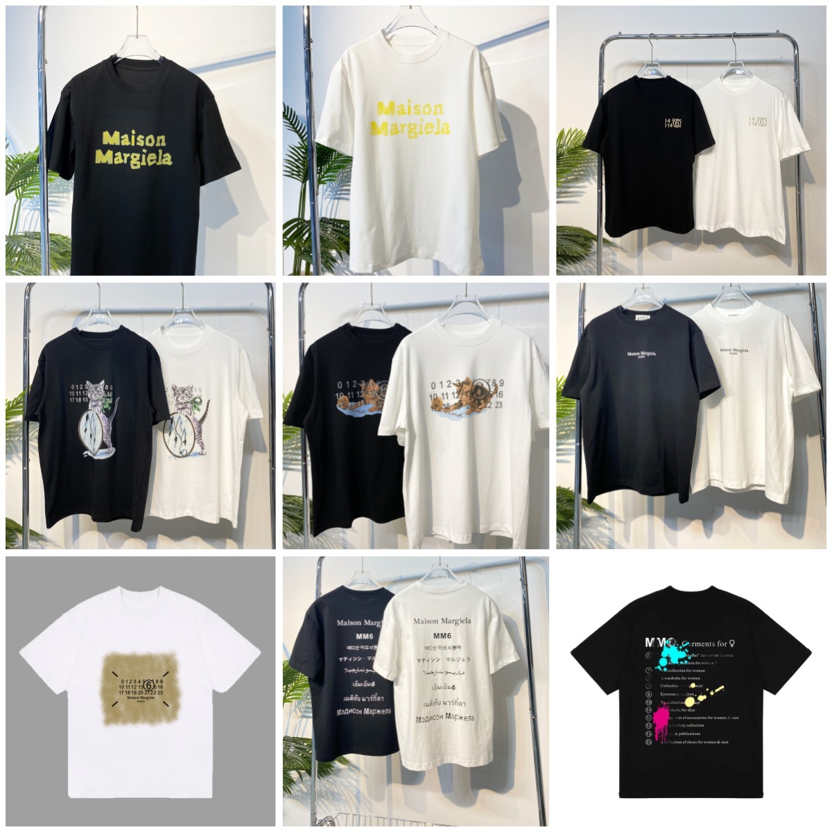 Summer New Loose Letter Printed Cotton Round Neck Short Sleeve T-Shirt