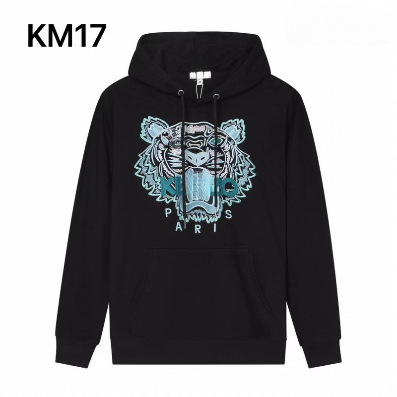 Three Complete Standards Autumn and Winter Tiger Embroidery Men's Casual Round Neck Long-Sleeved Hooded Sweatshirt Ready for Order Casual and Versatile
