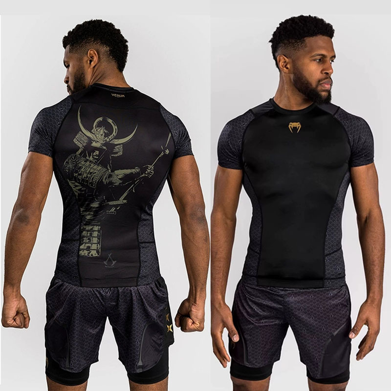 Super Elastic Venum × Assassin's Creed Shadows Quick-Drying Sports Bodysuit Boxing Suit QC-foto från 1688 på Qualit.ly