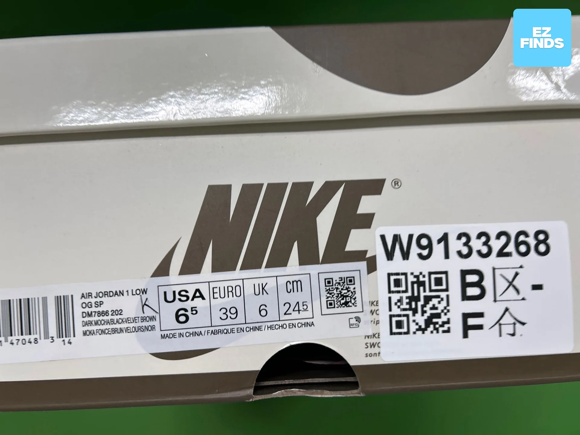 联名倒钩 黑棕 DM7866-202 QC-Foto von WEIDIAN auf Qualit.ly QC