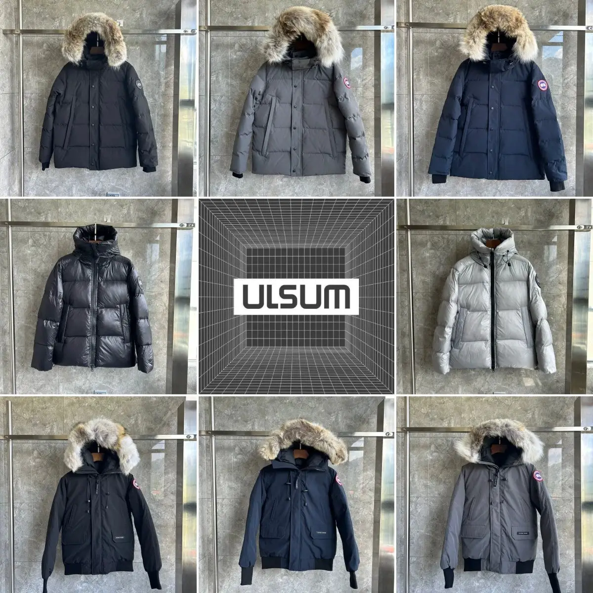 ST02-2025ss ULSUM store G down jacket puff，90% goose down, Top quality