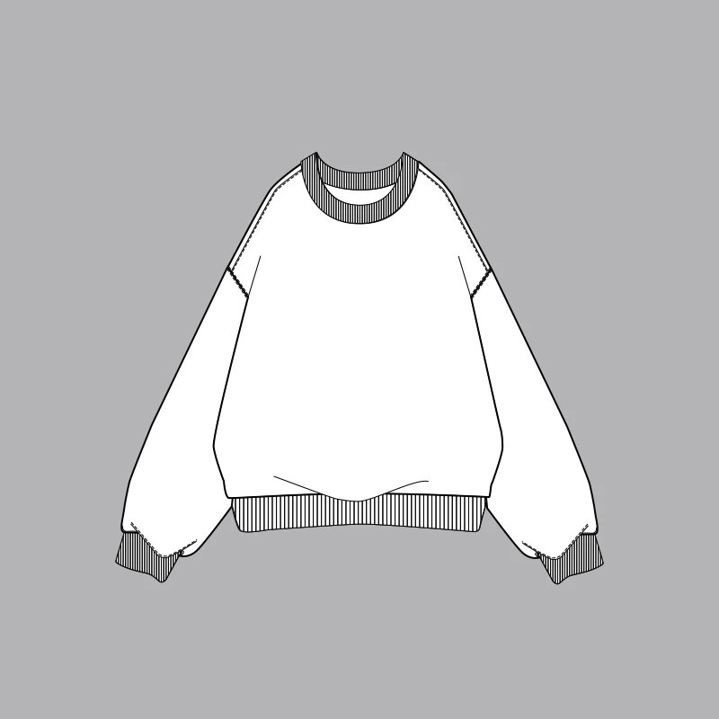 两色圆领运动套装-火 528006