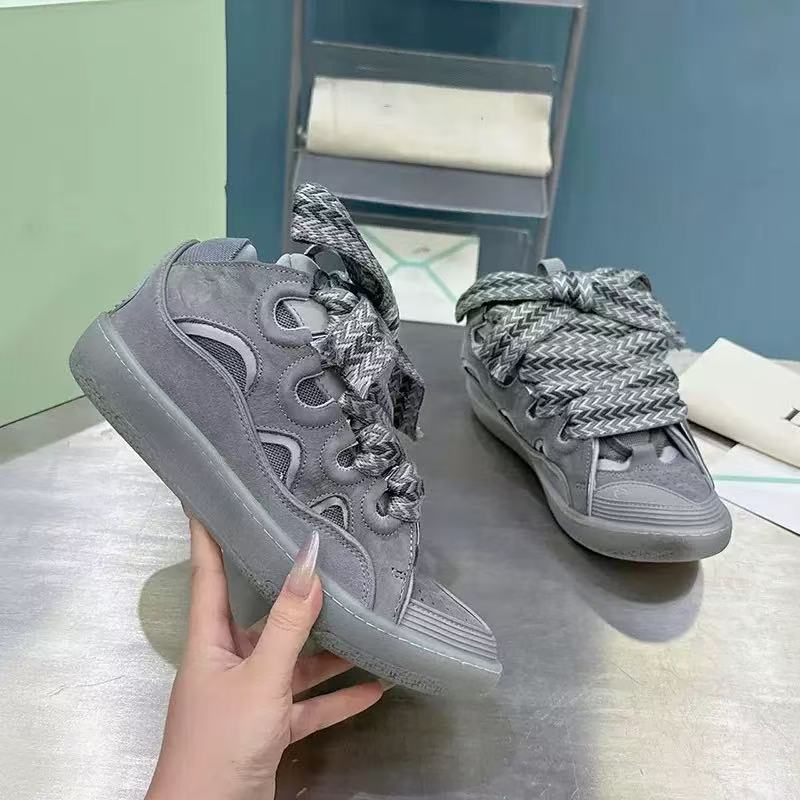 2025 Summer New Style Dad Sneakers for Couples, Thick-Soled Lace-Up Casual Sports Skateboard Shoes