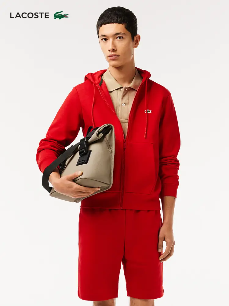 Lacoste French Crocodile Men's Bag Classic Fashion Business Commuting Medium Crossbody Bag Backpack | Nh4439Oo