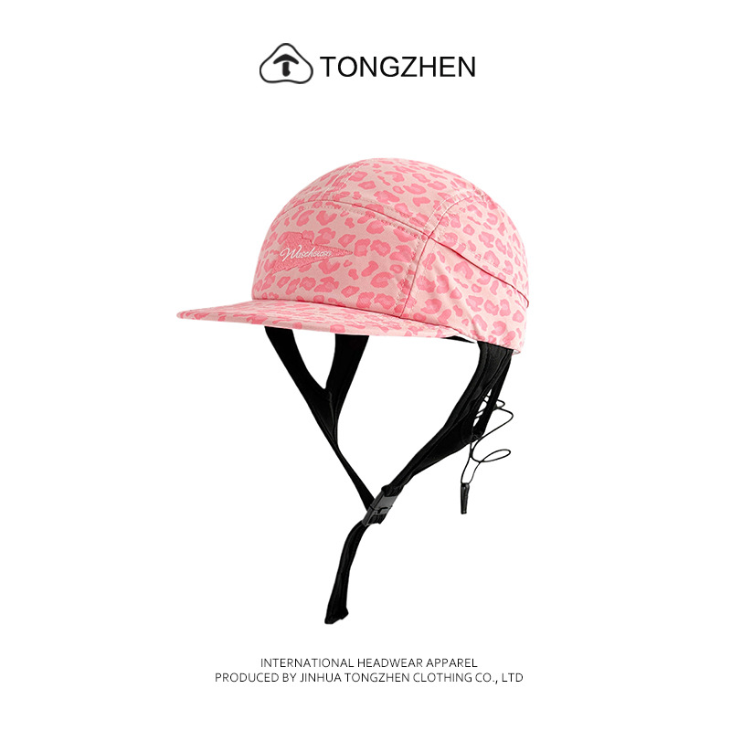 Coastal Style Surfing Sports Japanese-Style Functional Quick-Dry Outdoor Baseball Cap for Women with Strap, Sun Protection Visor Hat Trendy