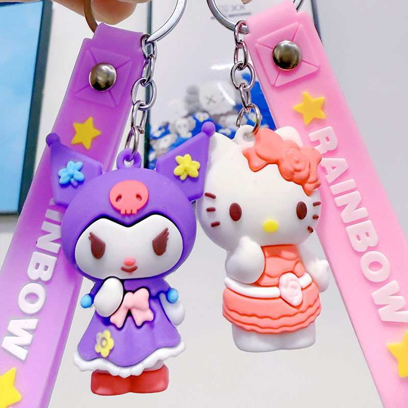 New Cartoon Flower Season Kulomi Doll Keychain Cute Schoolbag Pendant Doll Gashapon Blind Box Gift Wholesale