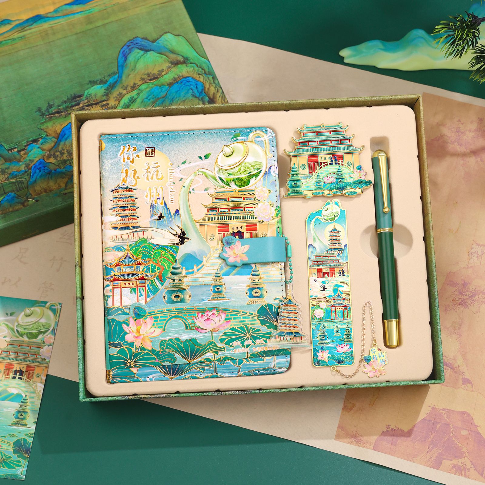 Hangzhou Beijing Xi 'an Nanjing City Cultural and Creative Gifts Tourism Commemorates Birthday Gifts for Girls Teacher's Day