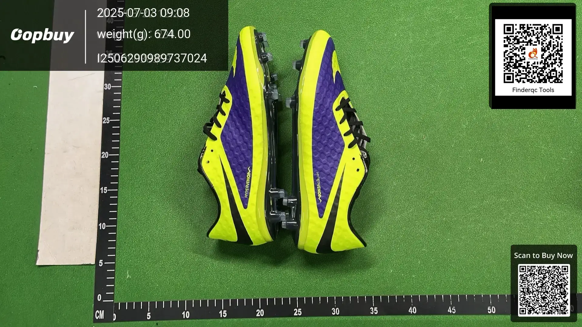 Putian foreign trade cross-border wholesale poison bee -1 generation waterproof FG spike men's sports professional indoor and outdoor new football shoes