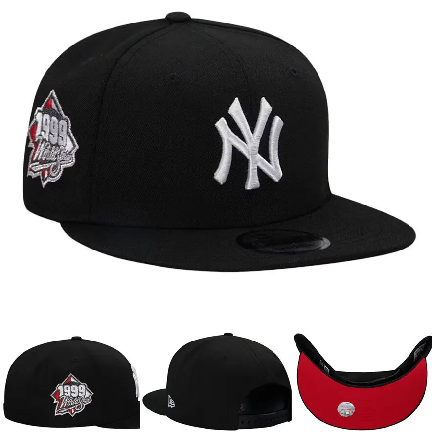 Foreign Trade Hot-Selling New Model La Men's and Women's Casual Fashion Youth Street Adjustable Ny Hip-Hop Hat Fashionable Flat-Brimmed Hat