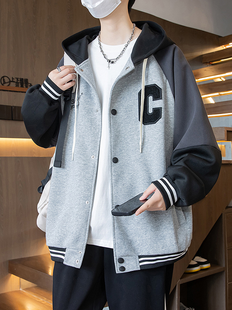 Spring and Autumn 13 Teenage Jacket 12 Years Old Boys Junior High School Students 14 Handsome Baseball Suit 15 Big Kids Men's Jacket