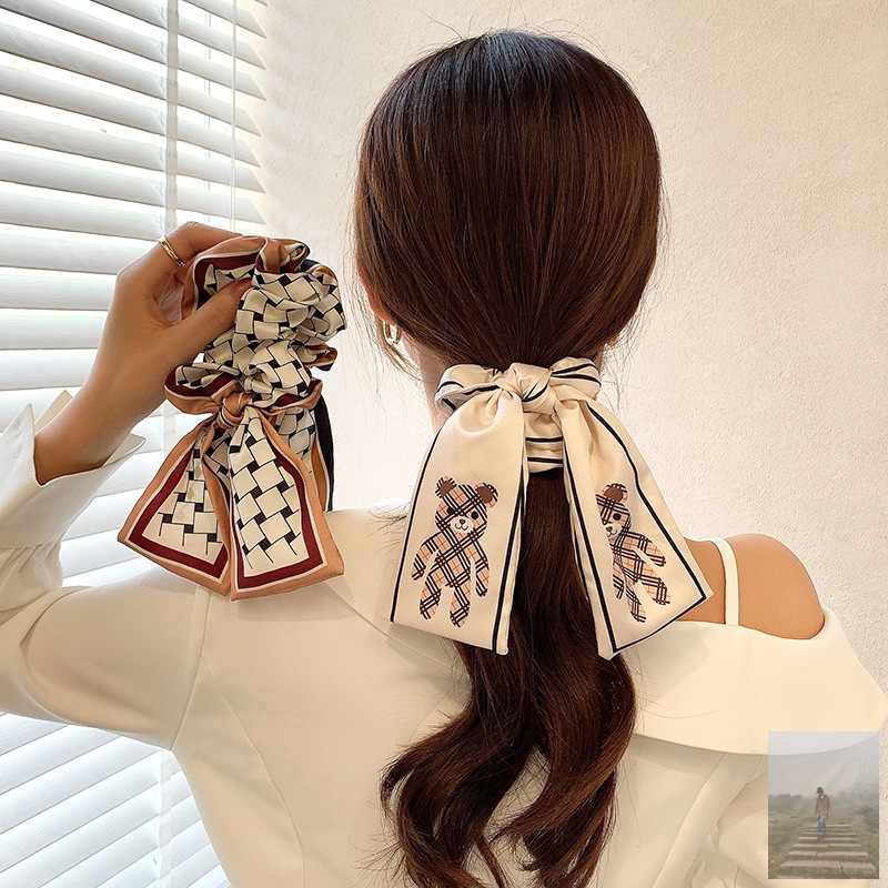 Hair Ribbon Summer Hair Ribbon Hair Ribbon Women's Xia Sen Style Fairy Hair Tie Hair Thin French Style Ins Style