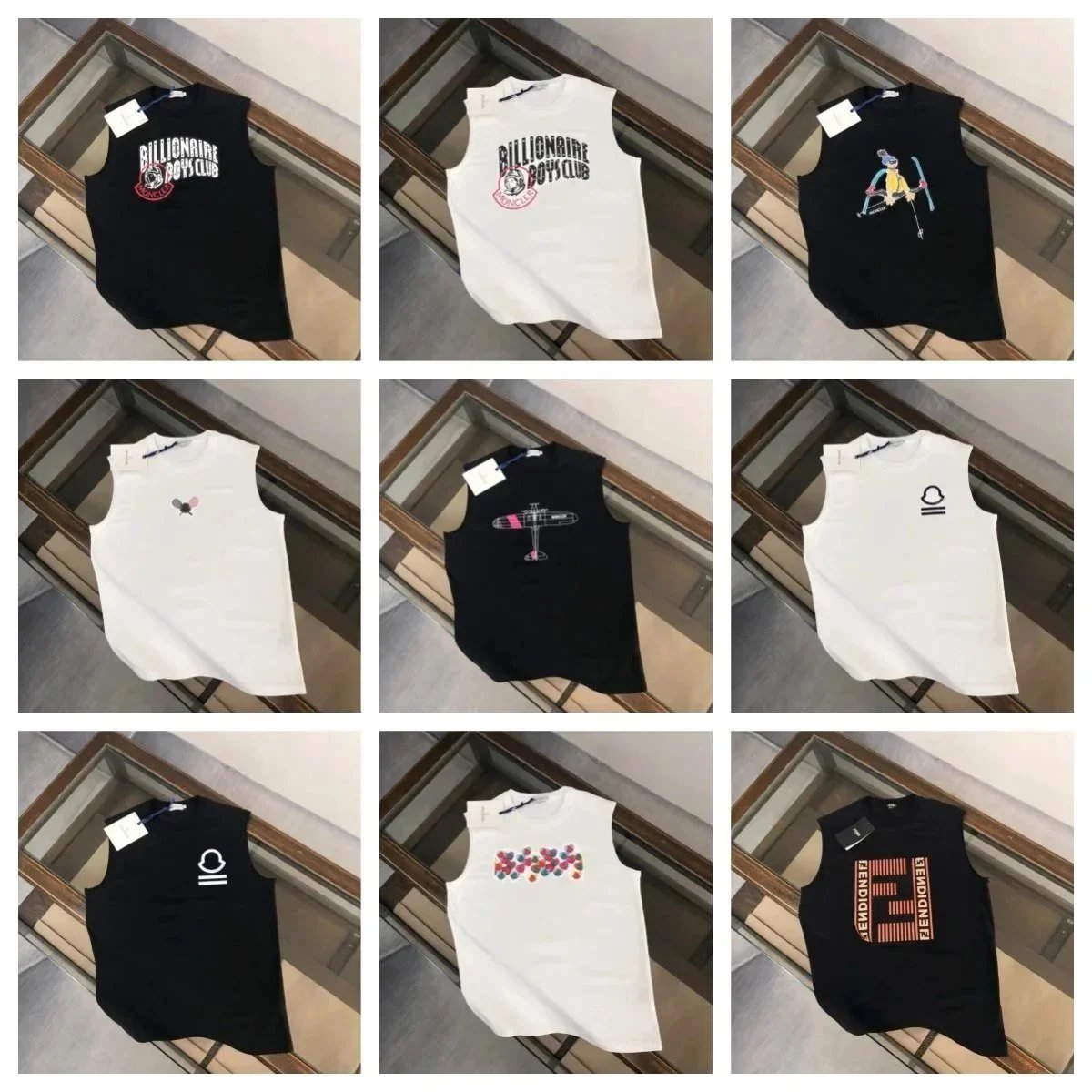 美式百搭潮流背心-1232 Foto QC de WEIDIAN na Qualit.ly