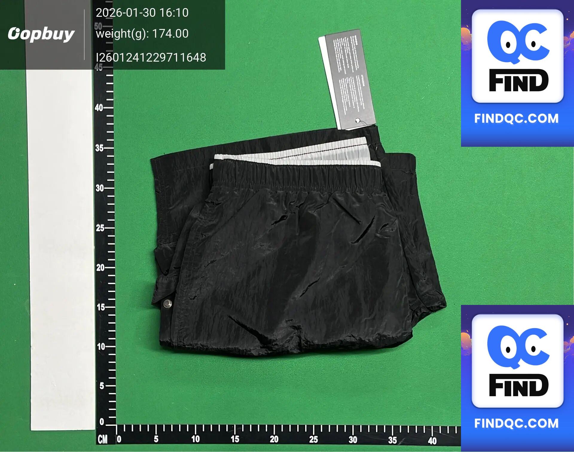 Cross-border Trade CP Tooling American Shorts Men's Pocket Lens Badge Nylon Black Summer Casual New High Street QC
