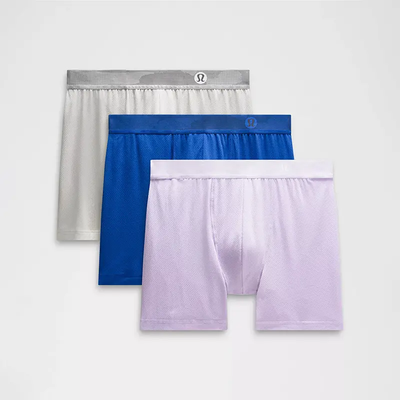 Aim Men's Boxers * 3-Pack Mesh Quick-Drying Core Suction Lululemon Slim Lm9an8s