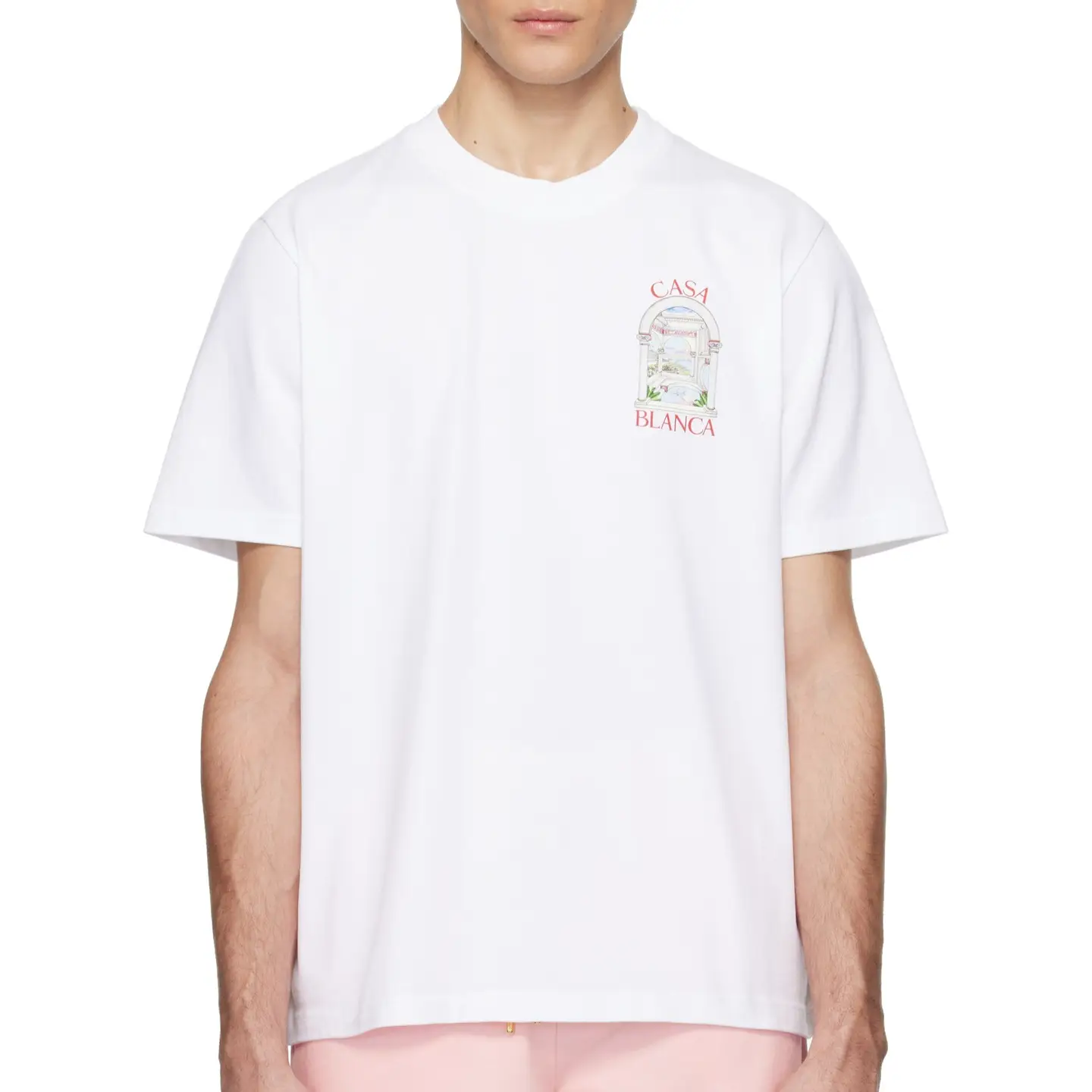 25 years new spring and summer men's American trend printing casual versatile short-sleeved T-shirt high-quality round neck tops