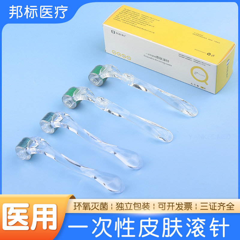 Medical Skin Roller Needle Can Be Connected to Syringe Roller Microneedle Acne Pits and Marks Facial Beauty Introduction Roller Medical Beauty Mts