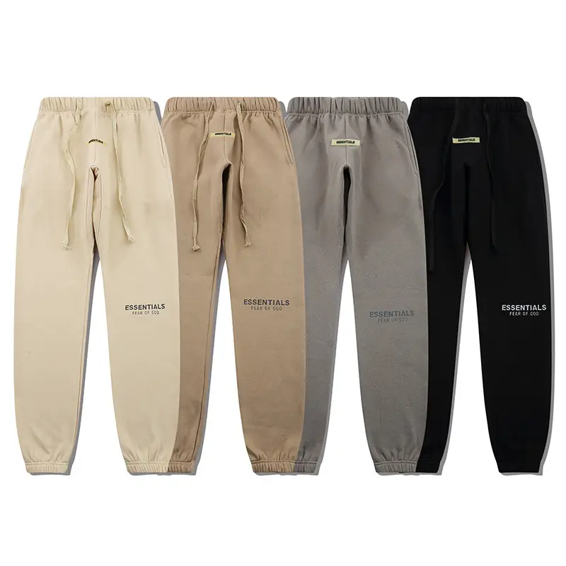 Fog Multi-Line Essentials Autumn and Winter High Street Sweatpants Casual Versatile Trendy Simple Versatile Joggers