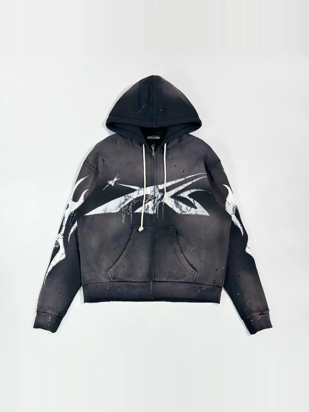 Hellstar Halloween Sport Logo Zip Sweatshirt Halloween Splash Sweatshirt Hoodie