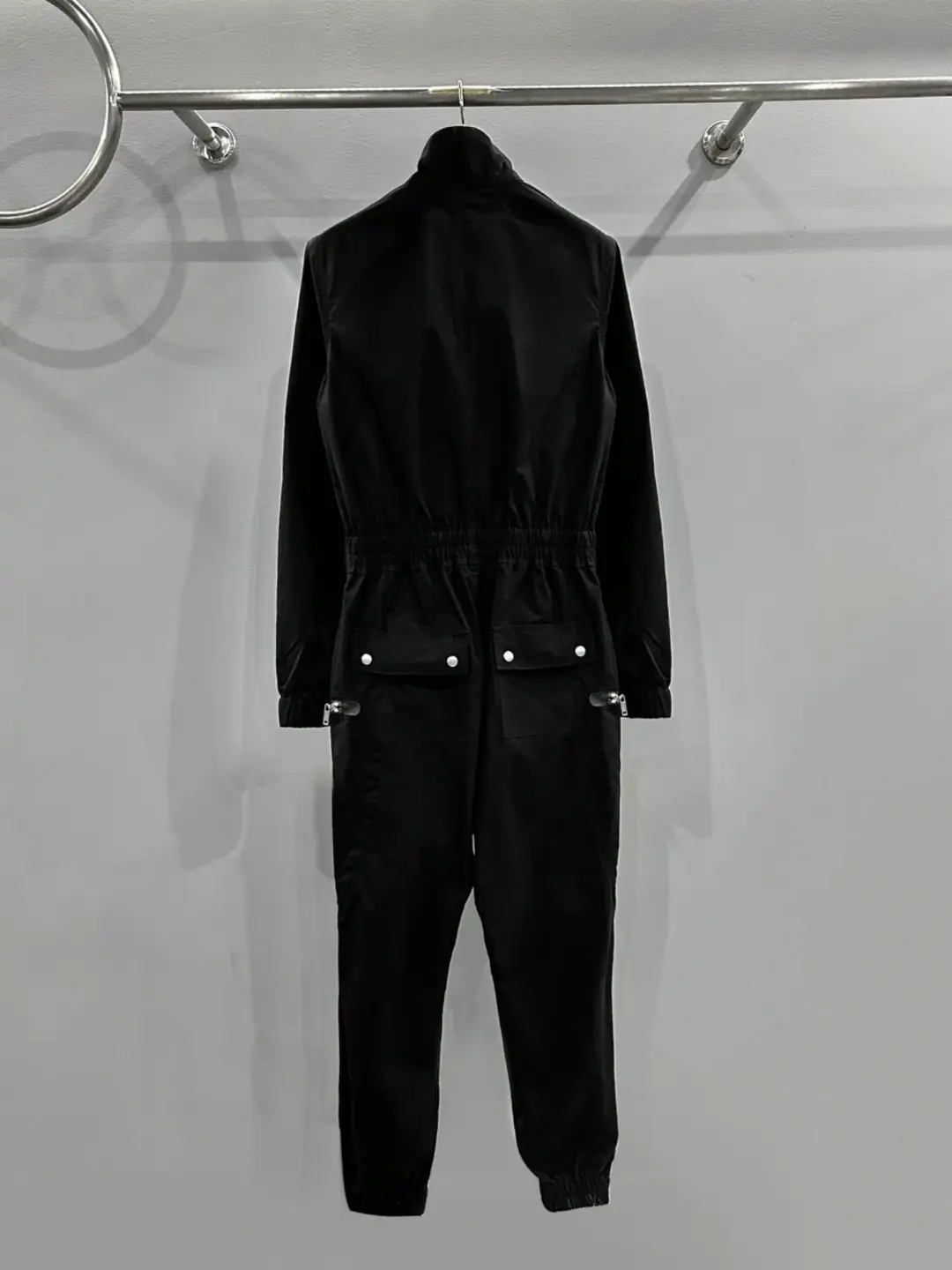 24Fw Dark Ro Style Multi-Zipper Flap Pocket pants Design Stand Collar Jumpsuit Suit Functional parka Jumpsuit