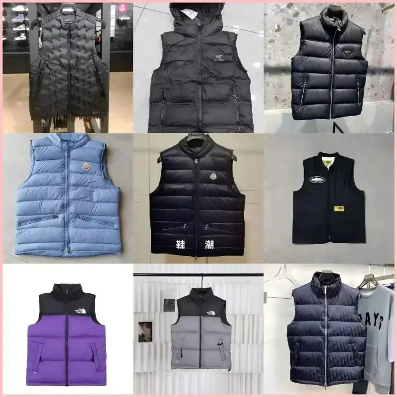 06男子冬款立领运动休闲羽绒服马甲背心