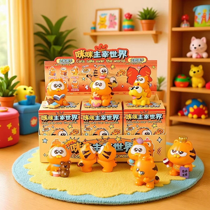 Tiktok Trending Animation Merchandise Cute Creative Trendy Handmade Resin Blind Box Figurines Children's Holiday Gifts