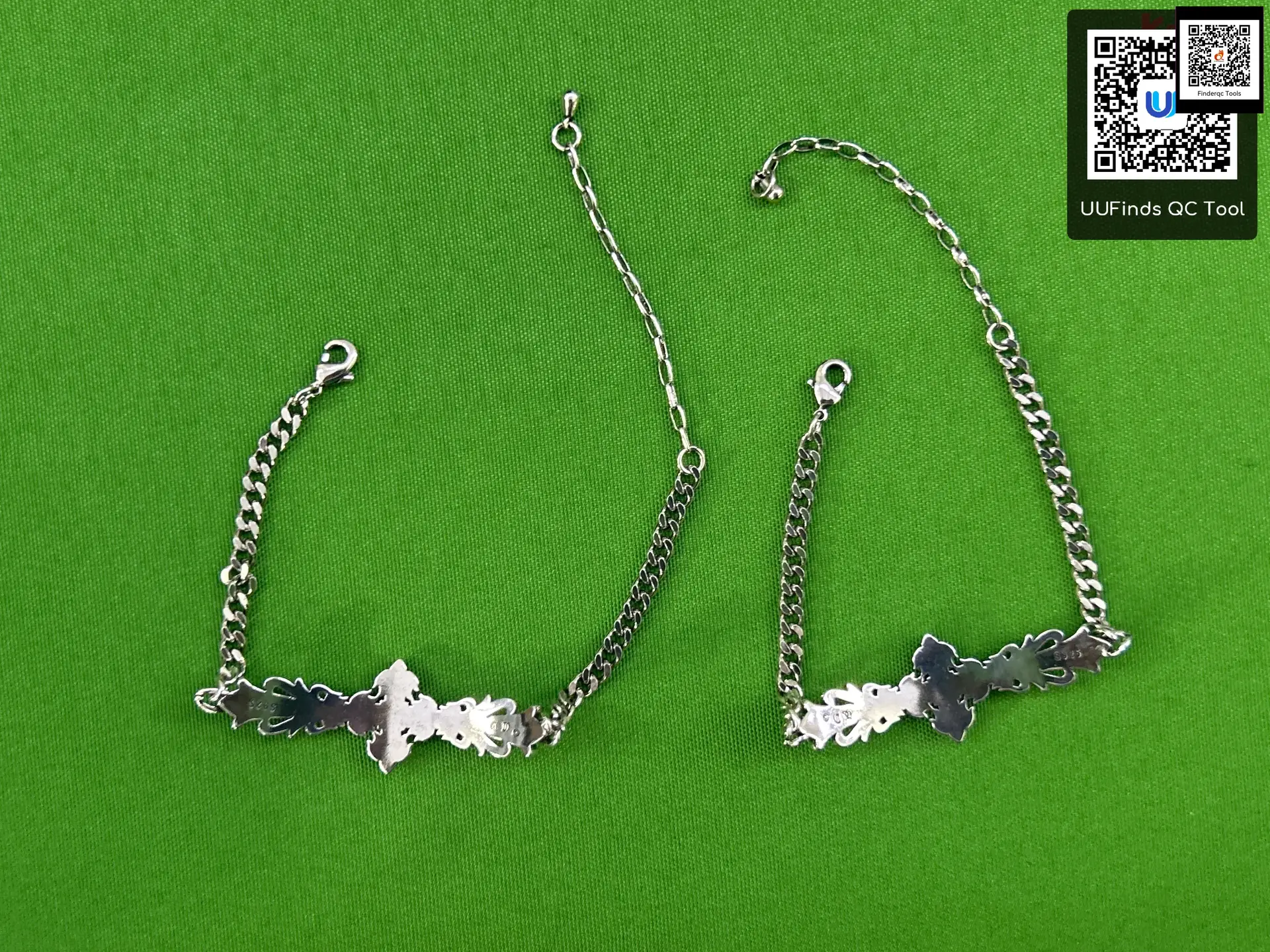 925 Silver Multi-Pattern Cross Flower Bracelet for Men and Women Couple Retro Punk Bracelet Minimalist Versatile Trendy Ins Classy