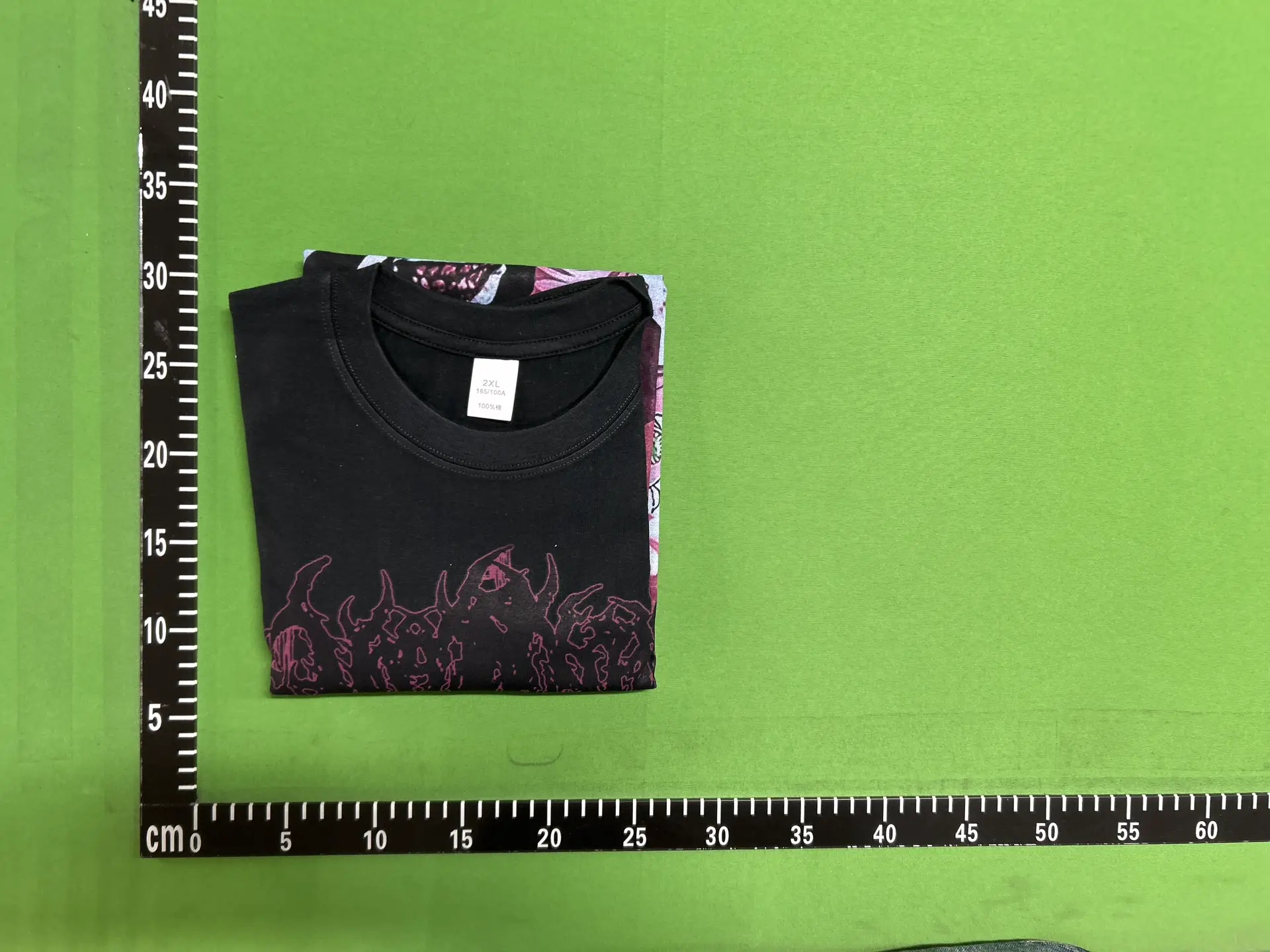 Prism Dark Girl Anime Style Trendy Street Skateboard Two-Dimensional Round Neck Short-Sleeved T-Shirt