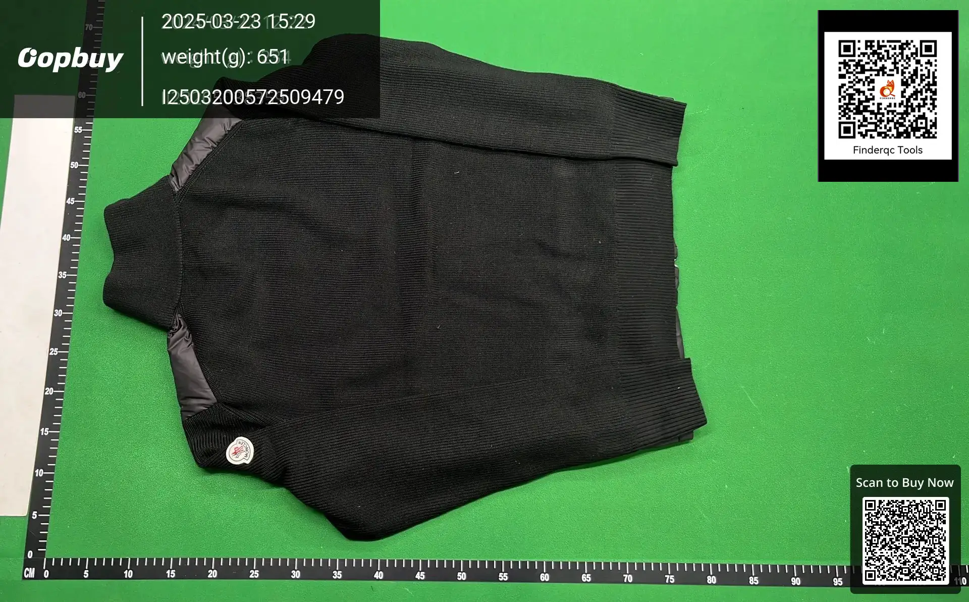 Moncler Black Knit Jacket