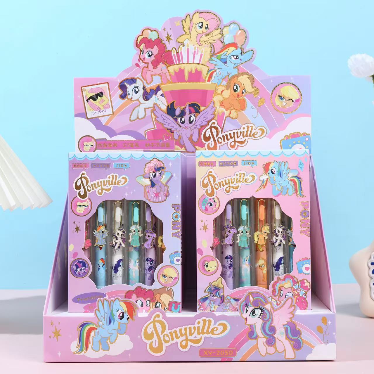 New Pony Polly Alloy Series suit Push Pen Inspirational Neutral Brush Special High Color Value Stationery