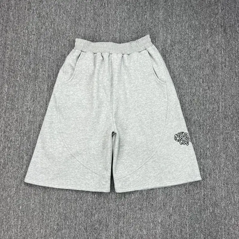 Mertra Trendy Street Embroidered Letter Logo Patchwork Shorts Summer Sports Casual Unisex Versatile Five-Point Shorts