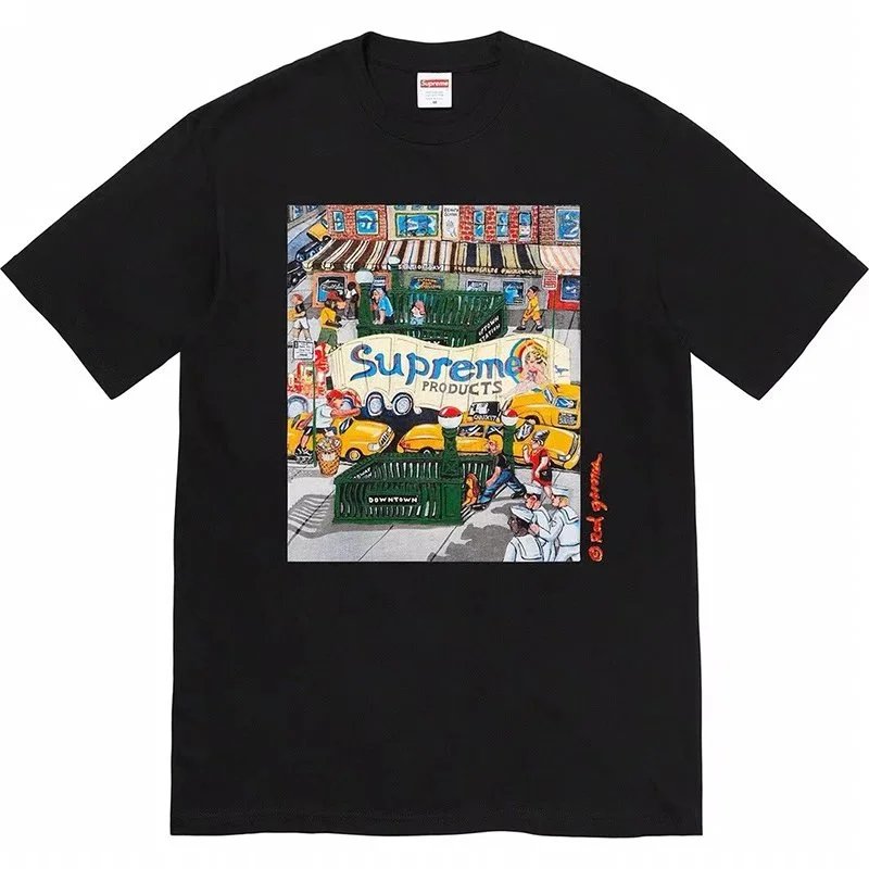 Supreme PRODUCTS Downtown Red Garmon T-Shirt