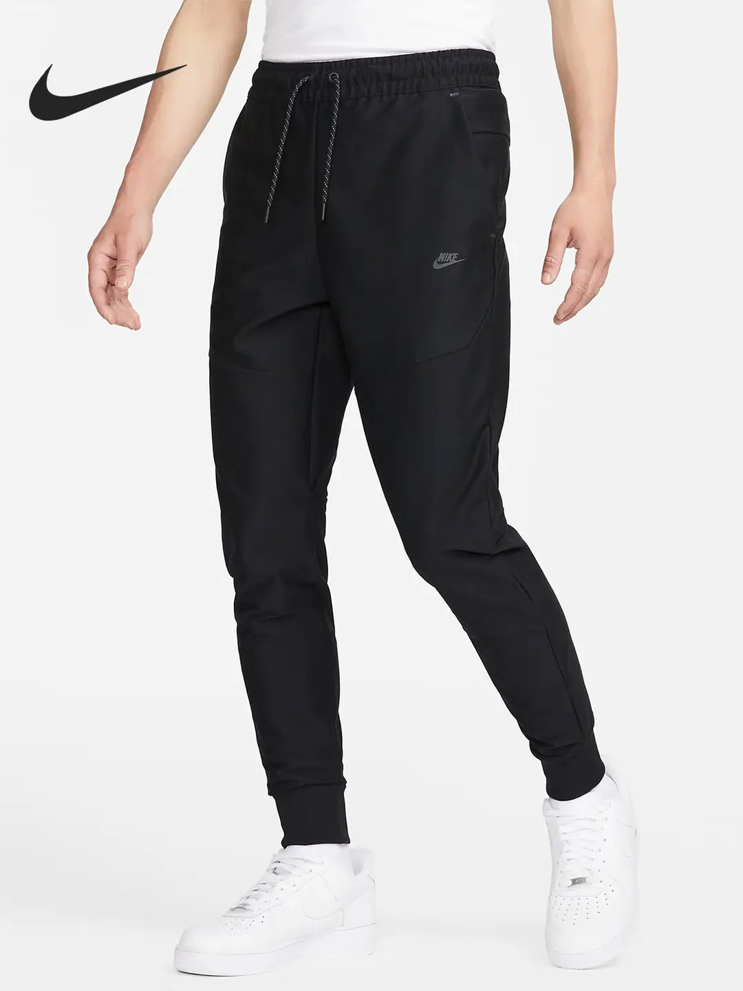 Nike/耐克官方正品男子中腰系带针织休闲舒适运动长裤 DD6599-00