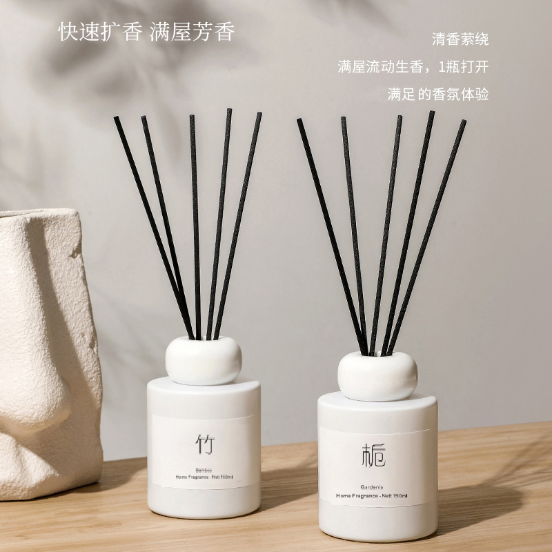 Tea Flavor Aromatherapy Without Fire Rattan Aromatherapy Essential Oil Tea Flavor Indoor Perfume Household Bedroom Lasting Toilet Deodorant Incense