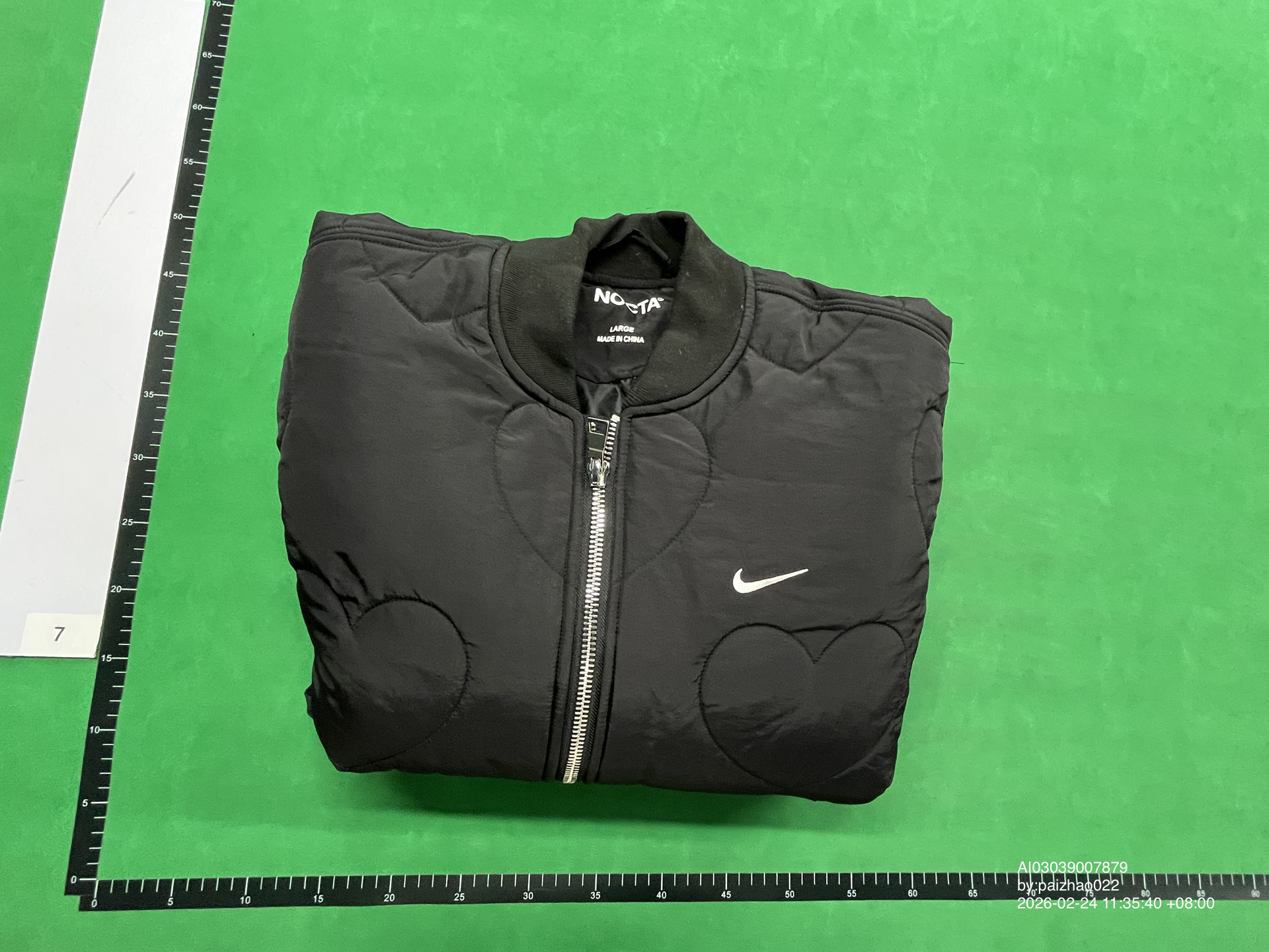 Drake X Public Duck Collaboration Heart Cotton Jacket Loose Casual Sports Solid Color Unisex High Street QC